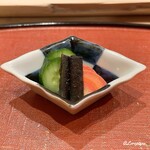 御料理 寺沢 - 自家製の糠漬