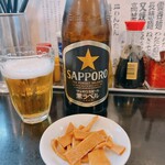 ラーメン茂木 - とりあえずの瓶ビール