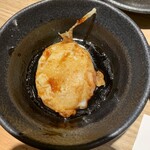天ぷらとワイン大塩 - 半熟卵卵