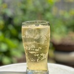 庭cafe443 in Todoroki - ウィスキーの炭酸割り