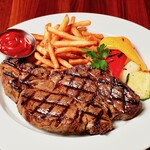 250g ribeye Steak + 2 sides