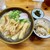 葉隠うどん - その他写真:玉子とじWごぼう、かしわごはん