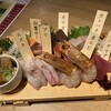 Jiza Kana Taishuusakaba Kimpachi - 地魚刺身7種盛り