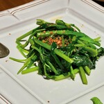 ロータスパレス - 空芯菜の塩ガーリック炒め