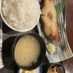 魚や英 - 銀ガレイ定食ライス大盛り