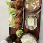 一力食堂 - からあけ定食　1,000円