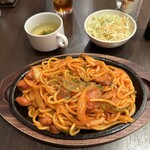 洋食キッチン シャトー - 【2024.3.14(木)】太麺ナポリタン（並盛・220g）850円