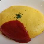 カフェ ワニシャン - 人気No１のケチャップオムライス