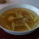 広東料理 センス - Blue Angel Shrimp and Snow Crab Wonton with Noodle Soup