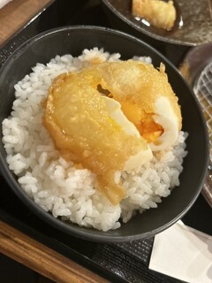 Tengushi To Nihonshu To Appare - 日替わり定食（串七本、ご飯、味噌汁、漬物付き）
                        ＋ミニそば
                        1100円＋220円