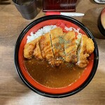 Ken-chan curry - 上から見ると、結構大きなチキンカツだぞ！