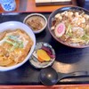 そば処　西浦屋 - ランチ「たぬきそば+ミニ鮪カツ丼」