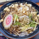 そば処　西浦屋 - ランチ「たぬきそば+ミニ鮪カツ丼」