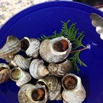民宿しらい - サザエのつぼ焼き