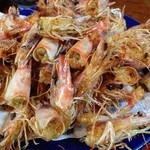 民宿しらい - 海老の頭の唐揚げ