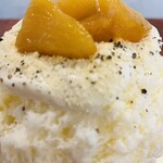 こひる庵 - 粉チーズもふんだんにかかっていてチーズクリームと合わさると濃厚さが増す旨さ╰(*´︶`*)╯♡