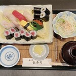 長寿司 - にぎり＋鉄火巻き 1本