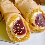 カフェ ワニシャン - 蜜芋あんバタークレープ