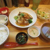 おぼんdeごはん - ｢赤魚の唐揚げ　湯葉餡かけ｣1.280円+｢おだしとろろ｣100円(税別)合計1.380円