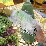 博多もつ鍋 いっとく家 - 呼子のイカ