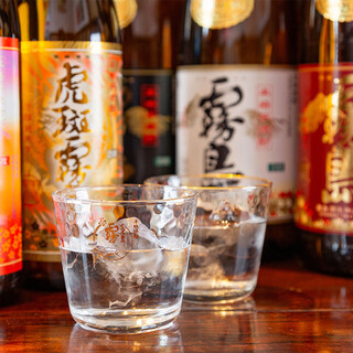 Kirishima Sake Brewery's shochu goes perfectly with momoyaki!!