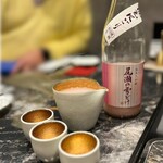 日本酒と創作小鉢料理 GOKURi - ◯尾瀬の雪どけ 桃色にごり酒／一合¥1,500