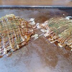 うまいもん横丁 - 元気玉　豚イカ玉