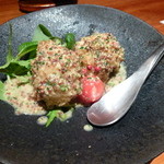 島之内 一陽 - 鱈白子マスタードソースかけ