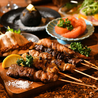 Carousel's specialty "Grilled skewer"