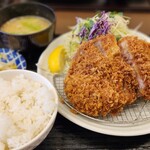 とんかつ 鉄 - 特上ロースかつ定食2,100円