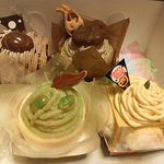 スイーツガーデン セレステ翔 - ４種のモンブラン