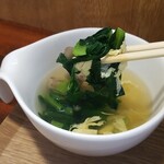 キッチン ブルー グローブ - 具沢山なスープ