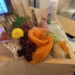 ふとみ銘泉万葉の湯 - 料理写真:お造り7種盛り