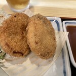 Kushi Sanjuuroku - スジこんコロッケランチ990円税込