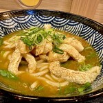 Ooedo Udon Sakura - 炙ってある刻み揚げと九条ネギ！