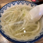 牛たん炭焼　利久 - テールスープ