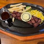 肉の万世 - 黒毛和牛ステーキ（もも120g）