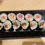 スシノミヤ - とろたく、アナゴ