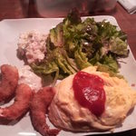 アルバトロス - エビフライオムライスセット１１５０円