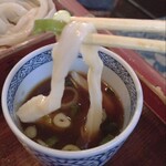 六助うどん - 武蔵野風うどんの1本上げ～♪笑