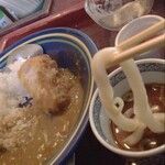 六助うどん - カツカレーとつけうどん