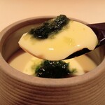 鮨 天海 - 生海苔の茶碗蒸