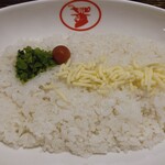 gii - ご飯にはきゅうり、小梅、チーズ