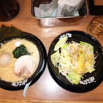 町田商店 北新地店 - 注文味玉ラーメン＆もやキャベ