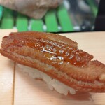 長久鮨 - 穴子。ふわっふわで旨し！