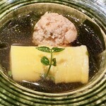 炭屋 - 筍とつくね