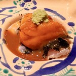 炭屋 - ウニと鳥刺し