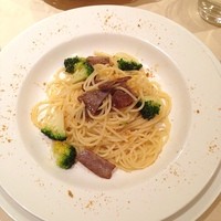 Il Cucchiaio di Angelo - マグロの燻製とイタリア産からすみのオイルベース “スパゲッティーニ”