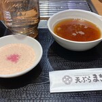 まきの - 天つゆと桜咲く明太クリームソース