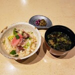 Resutoran Seppou - 土鍋ごはん (山菜・ホタルイカ)